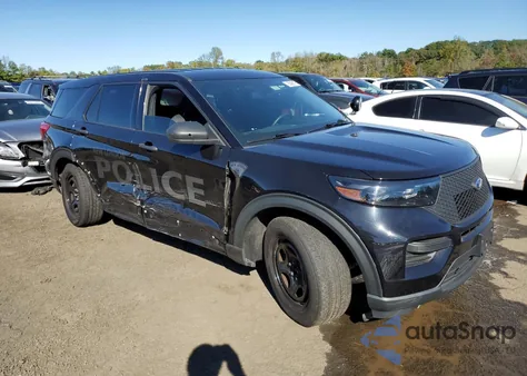 2022 Ford Explorer Police Interceptor из США, поврежденный, VIN 1FM5K8AB0NGC07366